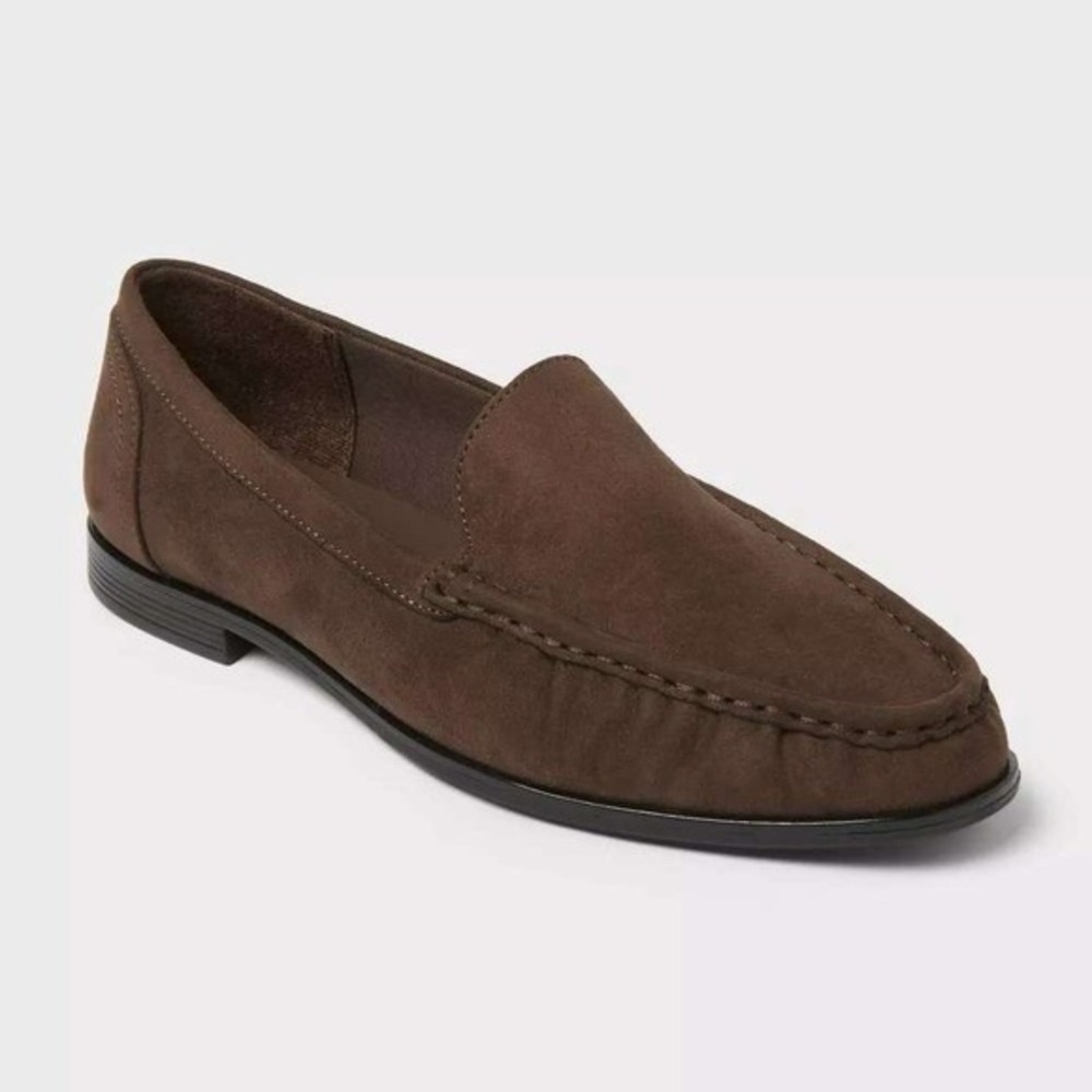Women's Loafers by A New Day James Ruched Brown Size 6.5 New Without Tags